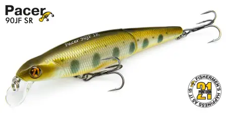 Воблер Pontoon21 Pacer, 2-x частн., плавающий, 90мм., 10.5 гр., 0.6-1.2 м.