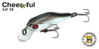 Воблер PONTOON 21, Cheerful 34SP-SR, 34мм., 1.5гр., погруж.0.3-0.5 м.