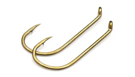 Одинарный крючок OWNER, 50458, колечко, "латунь", кован.