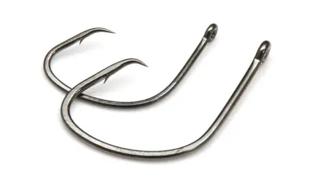 Одинарный крючок OWNER, 5114, колечко, черный BC