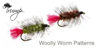 Мухи TRUMP, STREAMER, Woolly Worm - Brown