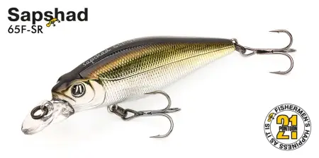 Воблер PONTOON21, SapShad 90SP-SR, 90мм, 16.8 гр., 0.8-1.2 м.