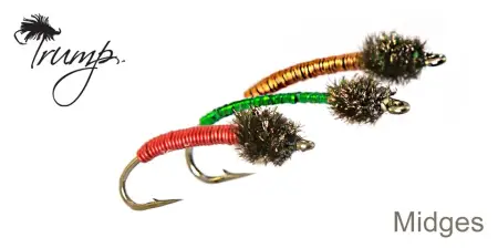 Мухи TRUMP, MIDGES & EMERGERS, Disco Midge - Green