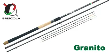 Фидер BRISCOLA GRANITO, Medium, 427см., 4 ч., Tip: 28гр., 56гр., 84гр. Фидер BRISCOLA GRANITO, Medium, 427см., 4 ч., Tip: 28гр., 56гр., 84гр.