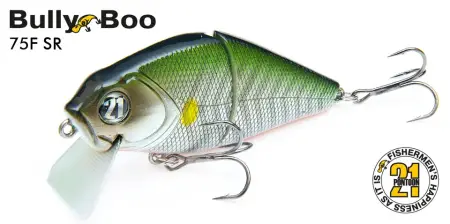 Воблер Pontoon21 BullyBoo 45F-SR, составн., 45мм, 4.4 гр., 0.1-0.5 м. Воблер Pontoon21 BullyBoo 45F-SR, составн., 45мм, 4.4 гр., 0.1-0.5 м.