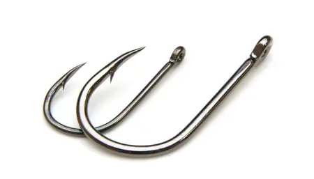 Одинарный крючок OWNER, 5169, колечко, черный BC