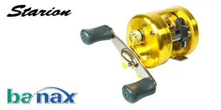 Мультипликаторная катушка BANAX STARION-100, цвет: синий