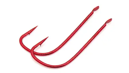 Одинарный крючок OWNER, 50286, лопатка, красный Одинарный крючок OWNER, 50286, лопатка, красный