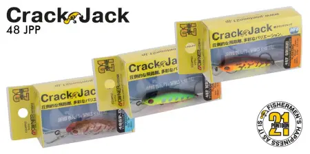 Воблер PONTOON 21, Crackjack 48F-DR, 48мм., 3.6гр., погруж.1.8-2.0 м.