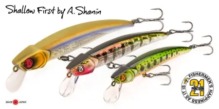 Воблер Pontoon21 Shallow First 100F-SR, 100мм., 9.9 гр., 0.5-1.0 м. Воблер Pontoon21 Shallow First 100F-SR, 100мм., 9.9 гр., 0.5-1.0 м.