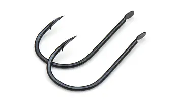Одинарный крючок OWNER, 50339, лопатка, черный