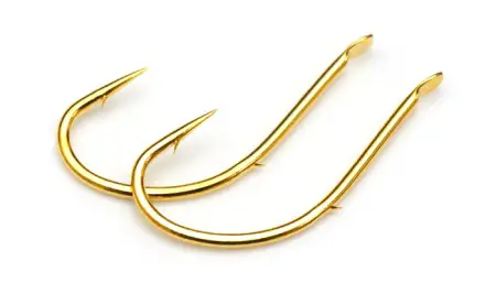 Одинарный крючок OWNER, 50174, лопатка, золотой