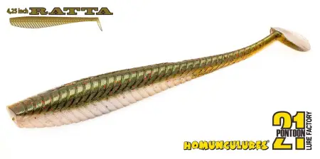 Виброхвост Pontoon21 Homunculures Ratta, 2.75''