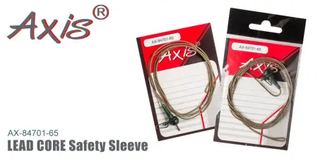 Поводок AXIS AX-84701-65 LEAD CORE SAFETY SLEEVE Поводок AXIS AX-84701-65 LEAD CORE SAFETY SLEEVE