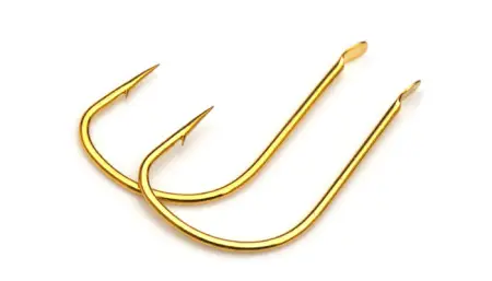 Одинарный крючок OWNER, 50335, лопатка, золото Одинарный крючок OWNER, 50335, лопатка, золото