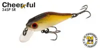 Воблер PONTOON 21, Cheerful 34SP-SR, 34мм., 1.5гр., погруж.0.3-0.5 м.