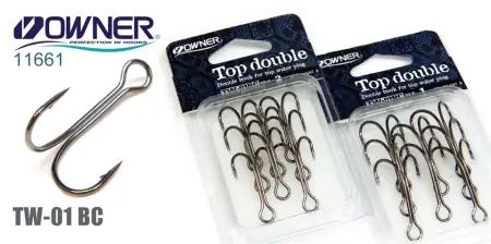Двойной крючок OWNER TW-01(01TN) Двойной крючок OWNER TW-01(01TN)