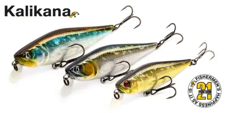 Воблер PONTOON 21, Kalikana 70F-SR, 70мм, 7,5 гр., 0.2-0.4 м.