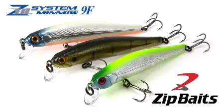 Воблер ZIPBAITS ZBL SYSTEM minnow 9F 90мм, 9 г.