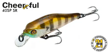 Воблер PONTOON 21, Cheerful 40SP-MR, 40мм., 2.7гр., погруж.0.5-1 м.