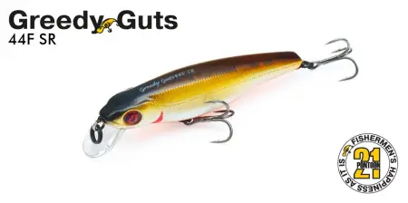 Воблер PONTOON 21, Greedy-Guts 44SP-MDR, 44мм, 2.35 гр., 0.8-1.0 м.