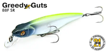 Воблер PONTOON 21, Greedy-Guts 88F-MDR, 88мм, 12.4 гр., 1.5-2.0 м.