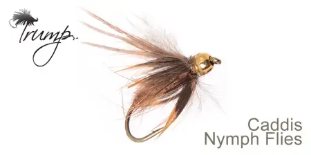 Мухи TRUMP, NYMPH FLIES, Caddis Pupa - Olive