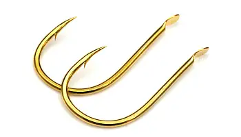 Одинарный крючок OWNER, 50345, лопатка, золото