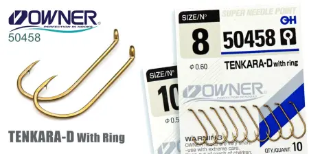 Одинарный крючок OWNER, 50458, колечко, "латунь", кован.