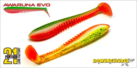 Виброхвост Pontoon21 Homunculures Awaruna Evo, 4.5''