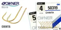 Одинарный крючок OWNER, 50319, лопатка, "латунь"