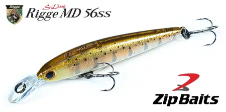 Воблер ZIPBAITS Rigge MD 56SS  56мм, 3.5гр. Воблер ZIPBAITS Rigge MD 56SS  56мм, 3.5гр.