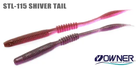 Силиконовый червь Shiver Tail STL-115, размер 4'5 Силиконовый червь Shiver Tail STL-115, размер 4'5