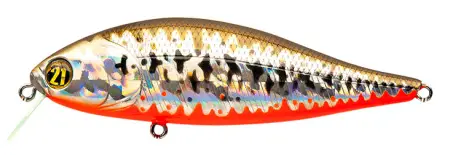 Воблер PONTOON21, Bet-A-Shiner 68F-SR, 68мм, 6.6 гр., 0.1-0.3 м.