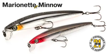 Воблер PONTOON 21, Marionette Minnow 108F-SR, 108мм, 12.5гр., 0.3-0.5 м.