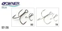 Тройной крючок OWNER ST-26TN