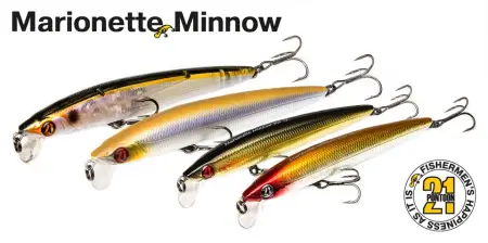 Воблер PONTOON 21, Marionette Minnow 108F-SR, 108мм, 12.5гр., 0.3-0.5 м.