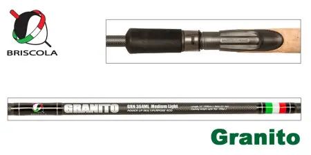 Фидер BRISCOLA GRANITO, Medium, 427см., 4 ч., Tip: 28гр., 56гр., 84гр. Фидер BRISCOLA GRANITO, Medium, 427см., 4 ч., Tip: 28гр., 56гр., 84гр.