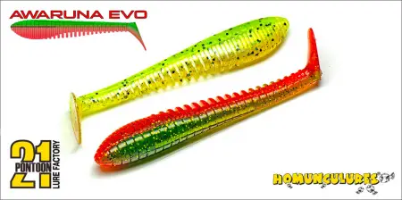 Виброхвост Pontoon21 Homunculures Awaruna Evo, 4.5''