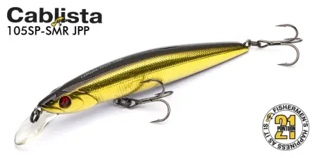 Воблер PONTOON21, Cablista 105F-SMR, 105мм, 12.8 гр., 1.2-1.6 м.