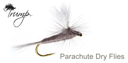 Мухи TRUMP, DRY FLY, Parachute Adams