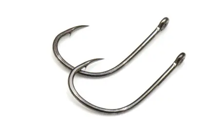 Одинарный крючок OWNER, 5180, колечко, черный BC