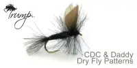 Мухи TRUMP, DRY FLY, CDC Caddis Emerger - Brown