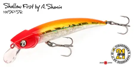 Воблер Pontoon21 Shallow First 100F-SR, 100мм., 9.9 гр., 0.5-1.0 м. Воблер Pontoon21 Shallow First 100F-SR, 100мм., 9.9 гр., 0.5-1.0 м.