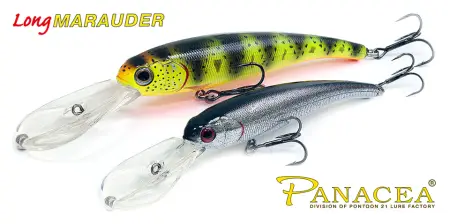Воблер для троллинга Panacea Long Marauder 125F DR, 28.0 гр., 20фут+/6м+
