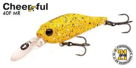 Воблер PONTOON 21, Cheerful 40SP-MR, 40мм., 2.7гр., погруж.0.5-1 м.