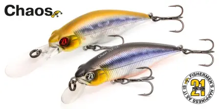 Воблер PONTOON21, Chaos 72F-DR, 72мм, 9.8 гр., 2.0-2.5 м.